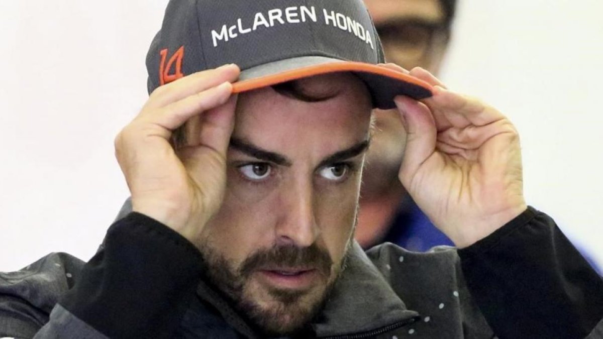 Fernando Alonso, en Shanghai.-EFE