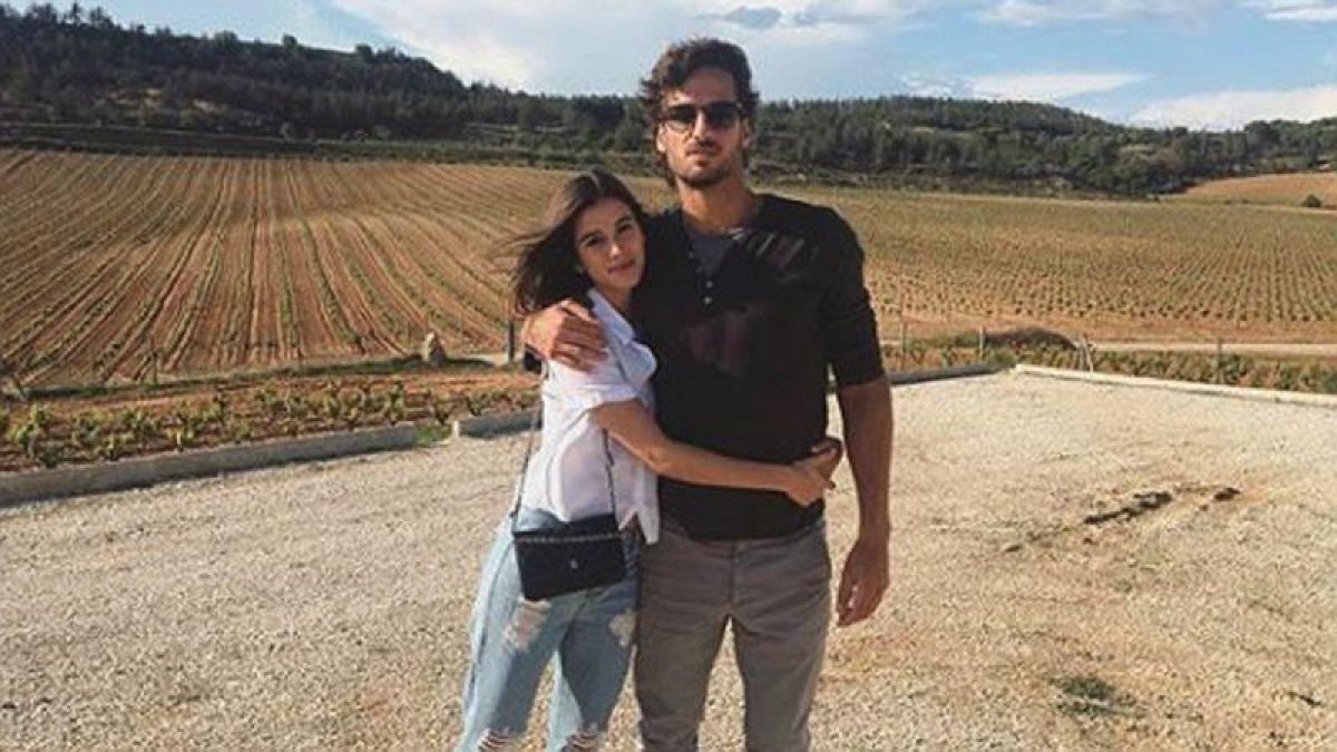Feliciano López y Sandra Gago, en la primera imagen que el tenista cuelga en su cuenta de Instagram de los dos juntos.-EL PERIÓDICO