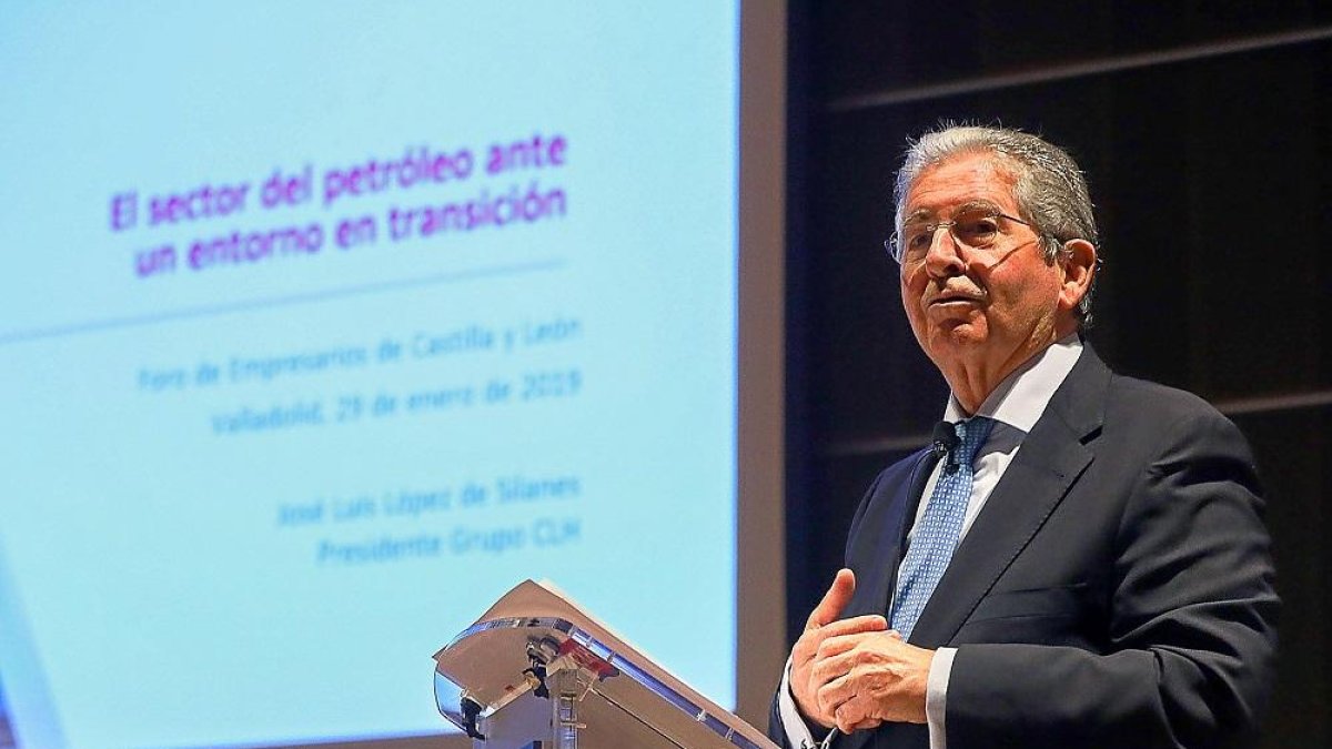 El presidente de la Compañía Logística de Hidrocarburos (CLH), José Luis López de Silanes.-ICAL