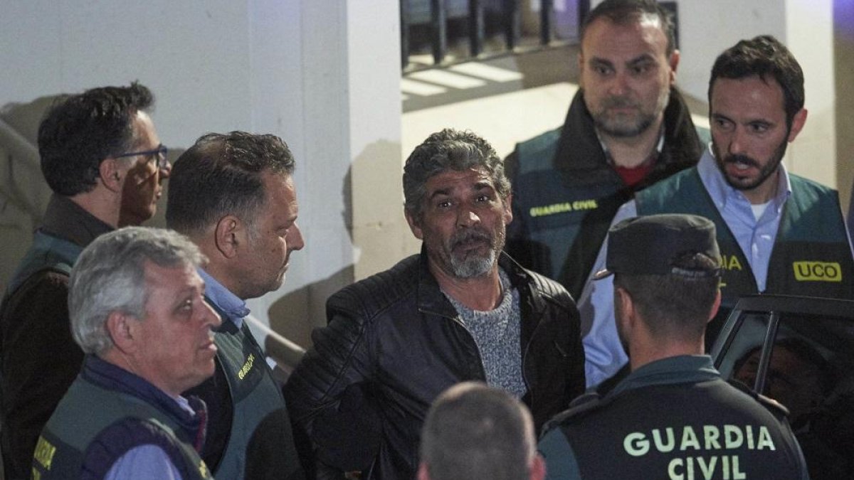 Bernardo Montoya, asesino confeso de Laura, en el momento de su detención.-E. M.