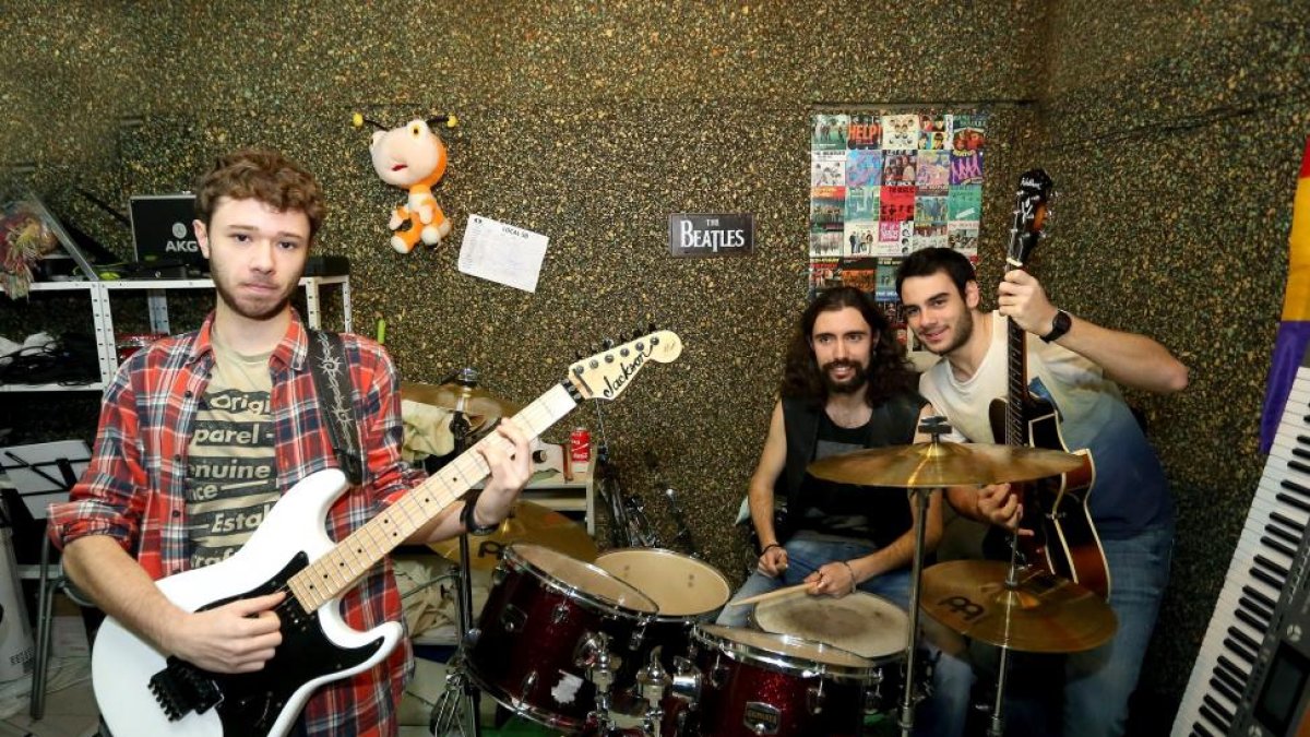 La pasión por la música es el punto de apoyo de las tres formaciones vallisoletanas.-