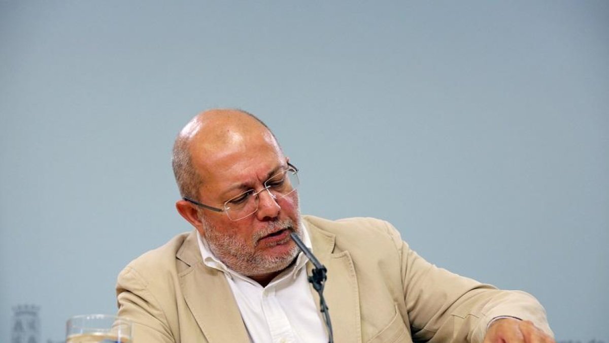 El vicepresidente de la Junta y consejero portavoz, Francisco Igea,-ICAL