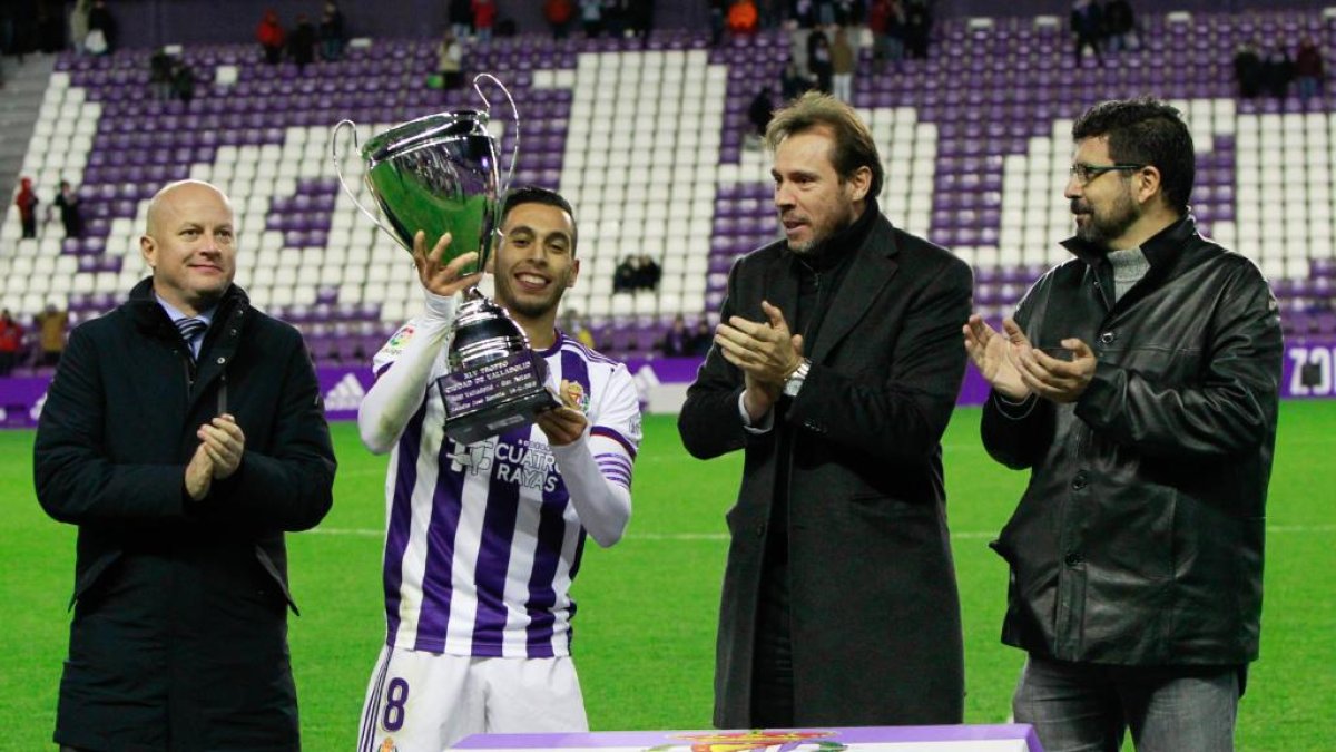 JUAN MIGUEL LOSTAU. 14/11//2019. VALLADOLID. COMUNIDAD DE CASTILLA Y LEÓN. FÚTBOL TROFEO CIUDAD DE VALLADOLID. REAL VALLADOLID-GAZ METAN.