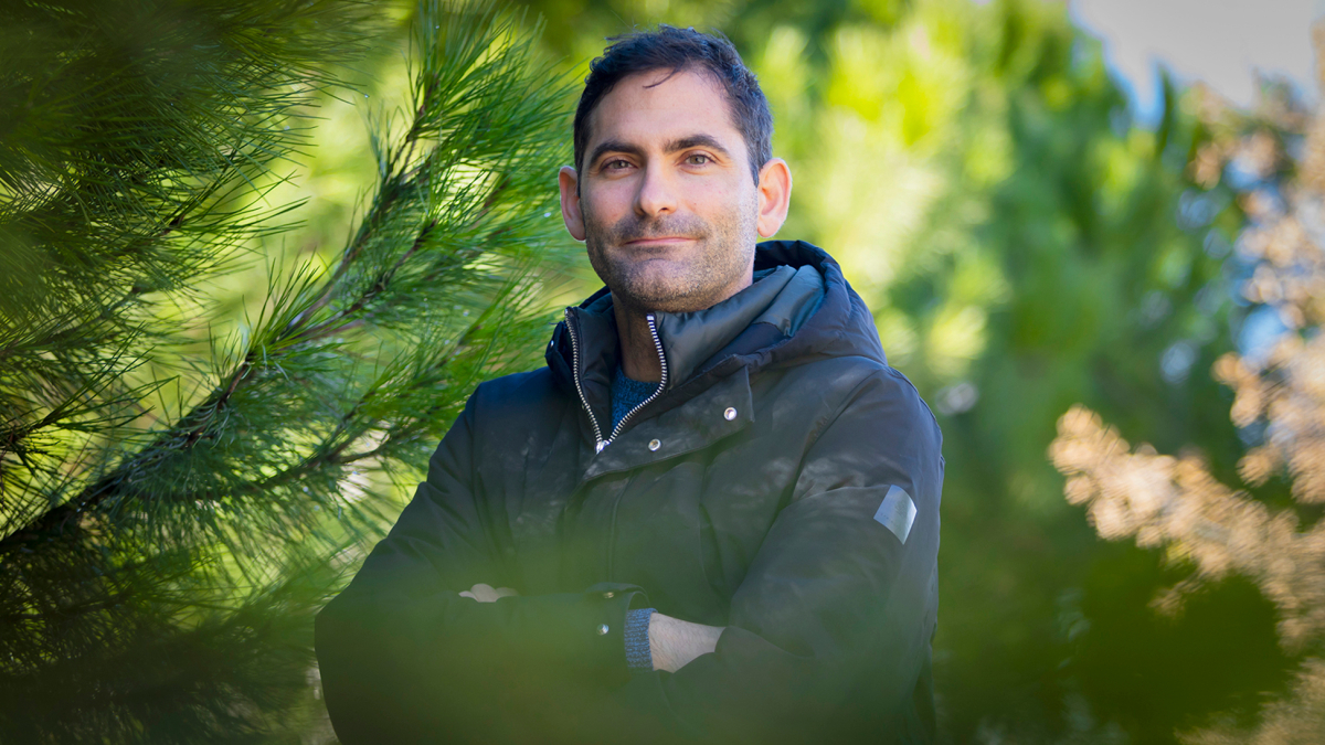 Gabriel Sangüesa Barreda, investigador del grupo Cambium de la Universidad de Valladolid en Soria.  -M. TEJEDOR