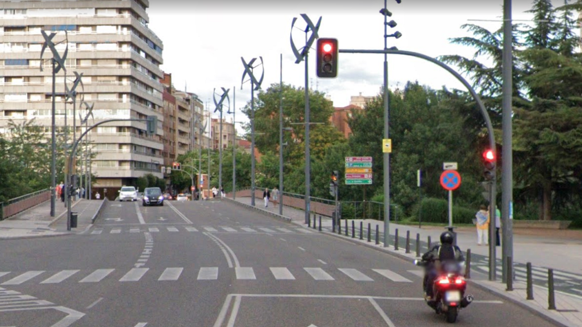 Avenida Miguel Ángel Blanco a la altura de la Cúpula del Milenio.- E.M.