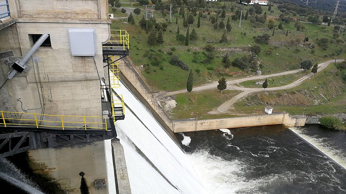 Embalse de Santa Teresa, en Salamanca, gestionado por la Confederación Hidrográfica del Duero. ICAL