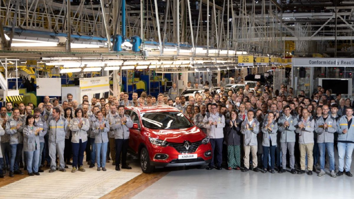 Reanult fabrica el último Kadjar. E. M.