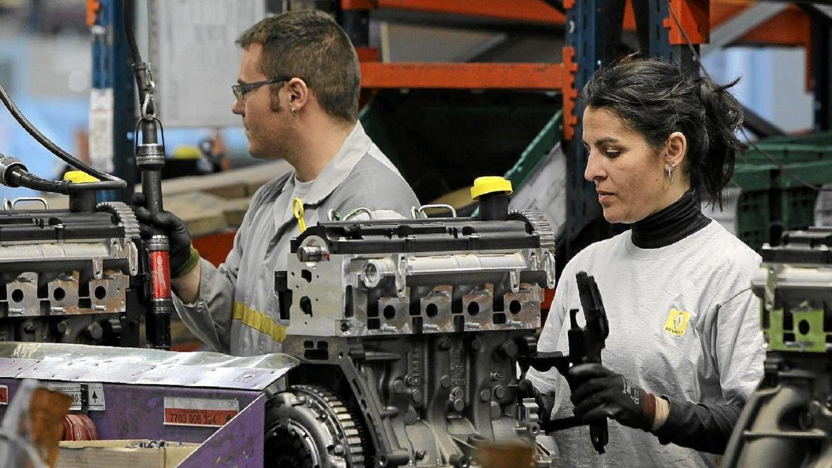 Fábrica de motores de Renault en Valladolid, en una imagen de archivo. / E. M.