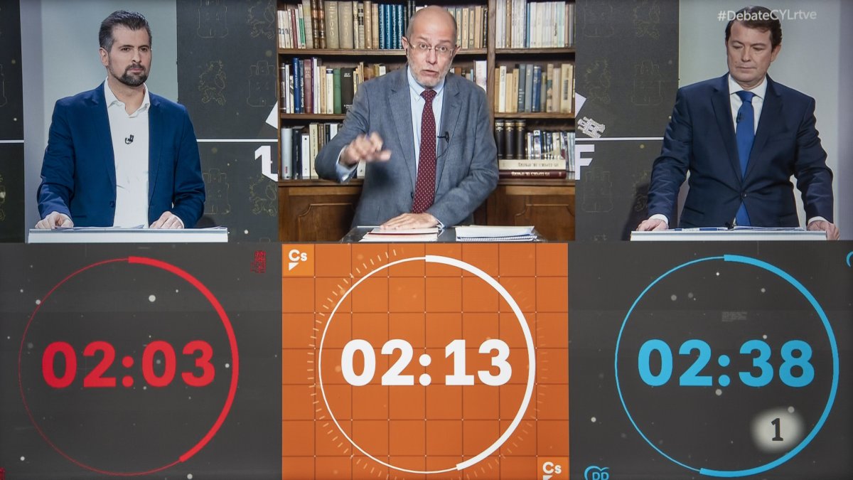Luis Tudanca, Francisco Igea y Alfonso Fernández Mañueco. ICAL.