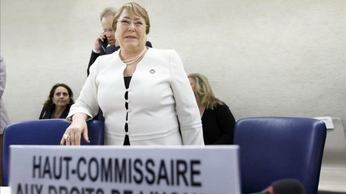 Michelle Bachelet, la nueva alta comisionada del Consejo de Derechos Humanos de las Naciones Unidas.-SALVATORE DI NOLFI (AP)