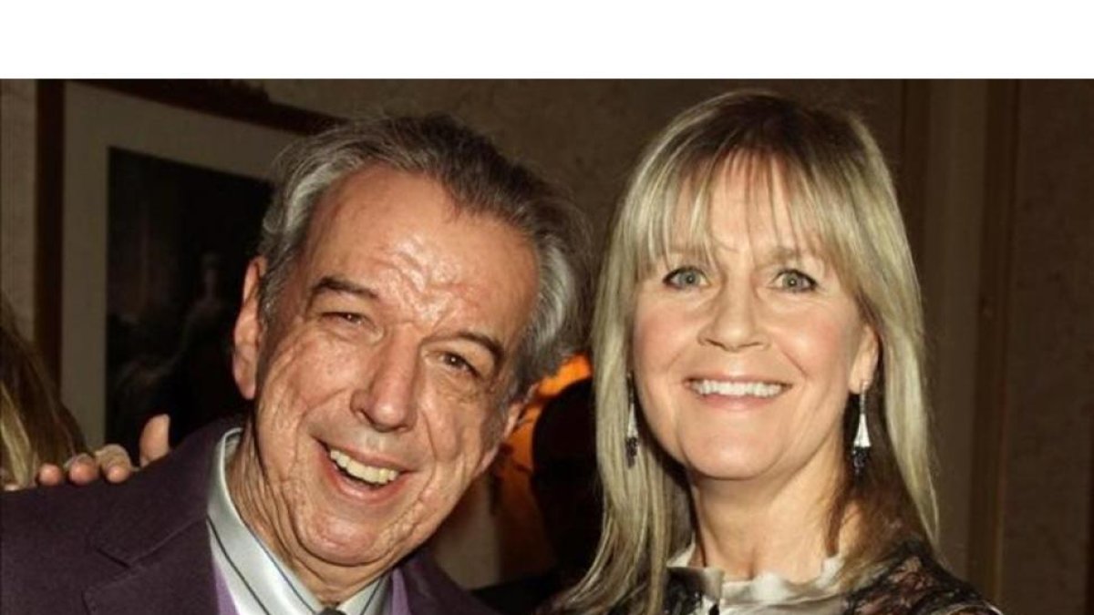 El compositor de 'Thriller', Rod Temperton, y su mujer, Kathy, en el 2012.-AP / YUI MOK