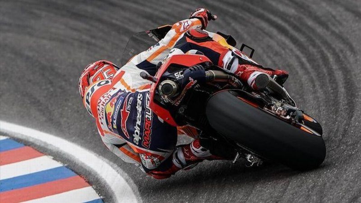 Marc Márquez (Repsol Honda) sale desde la pole en el GP de Argentina.-ALEJANDRO CERESUELA