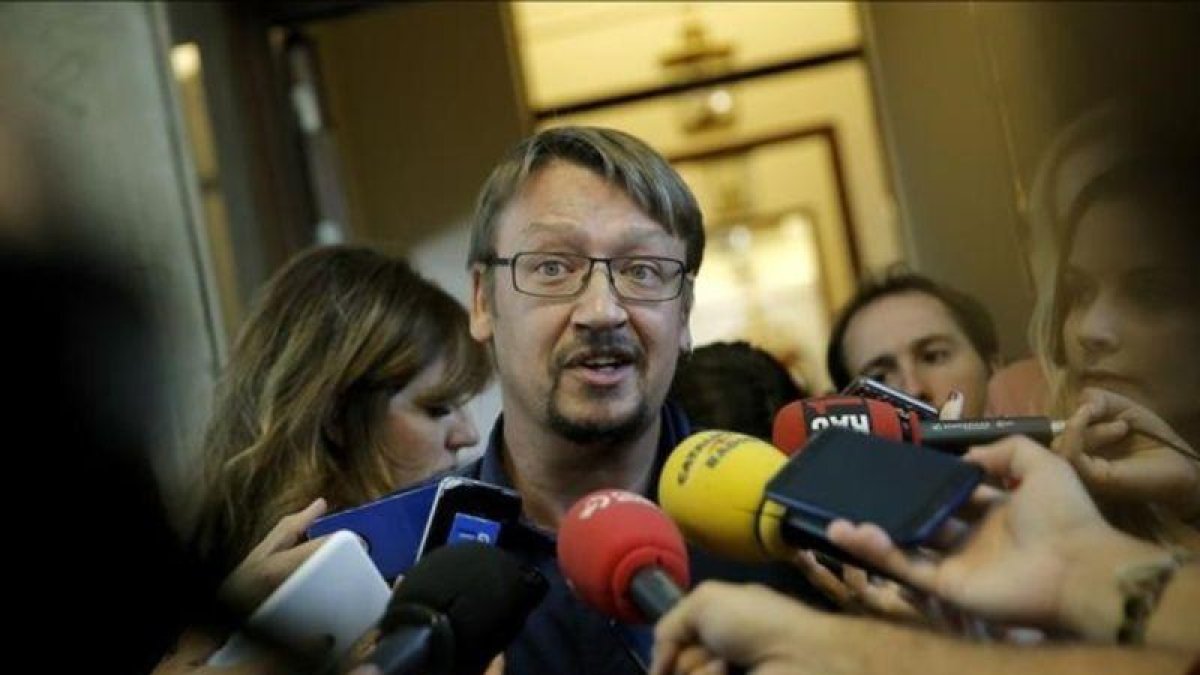 El líder de Cataluña en Comú, Xavier Domènech.-JOSE LUIS ROCA