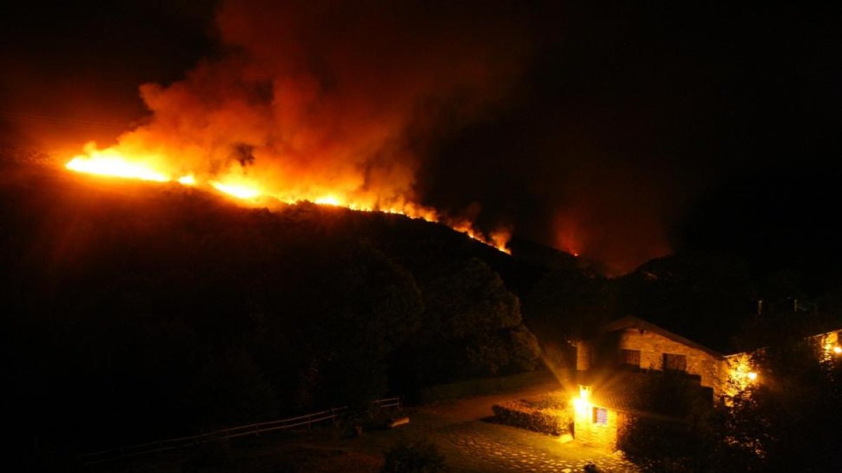 Incendio en el municipio de Balboa,-ICAL