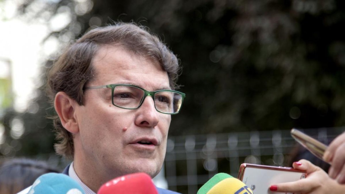 El presidente regional del PP, Alfonso Fernández Mañueco-ICAL