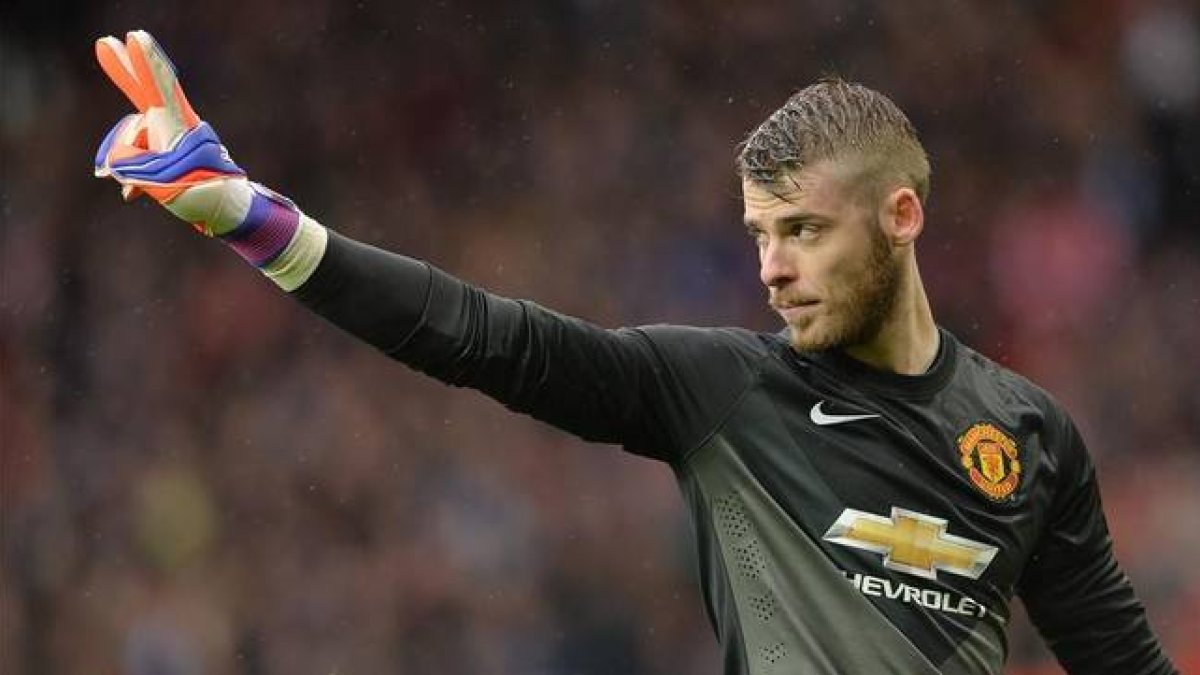 De Gea, en un partido con el Manchester United.-Foto: EFE / PETER POWELL