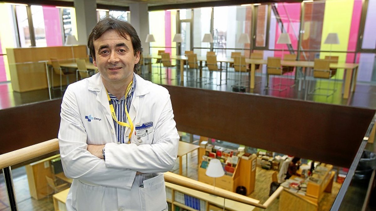 JUAN MIGUEL LOSTAU 26/02/2016 VALLADOLID. COMUNIDAD DE CASTILLA Y LEÓN. DAVID PACHECO, MÉDICO COORDINADOR DE TRANSPLANTES EN EL HOSPITAL RÍO HORTEGA.