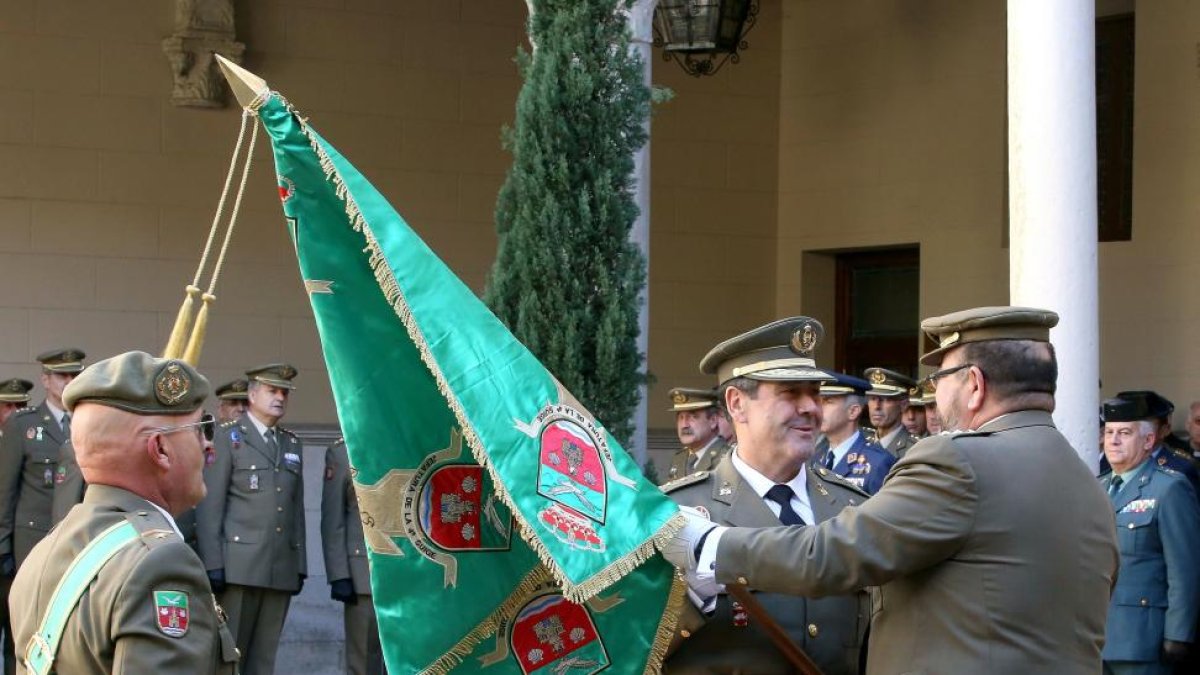Jose Rivas Moriana, toma posesión como jefe de la Cuarta Subinspección General del Ejército y comandante militar de Valladolid y Palencia.-ICAL