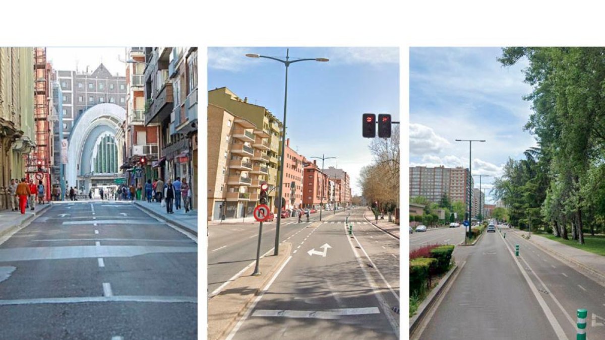 Calle López Gómez, avenida de Gijón y Paseo de Isabel la Católica. E. M. / GGL SW