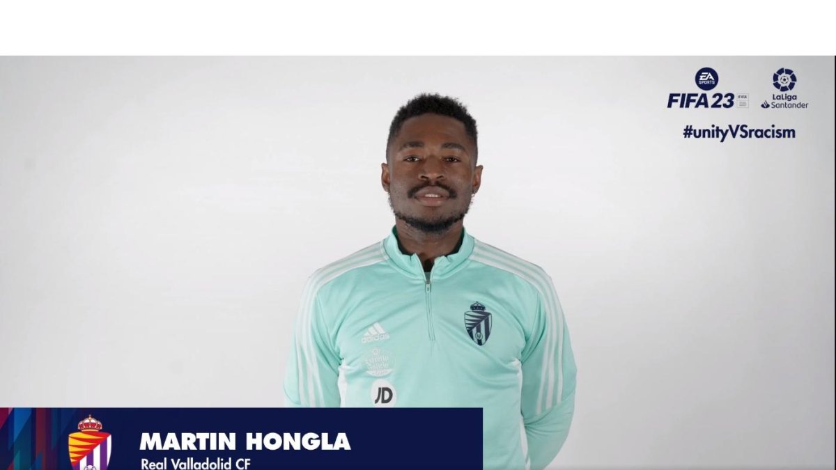 Hongla, en el vídeo contra el racismo.