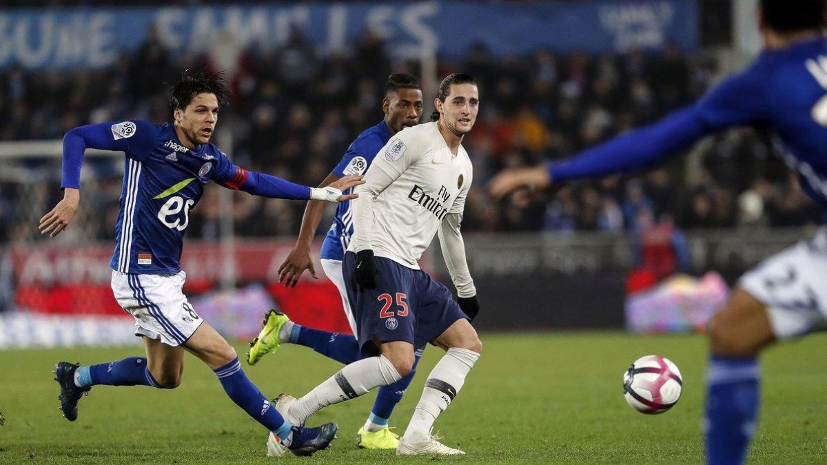 Rabiot, en un partido de Liga del PSG-AP