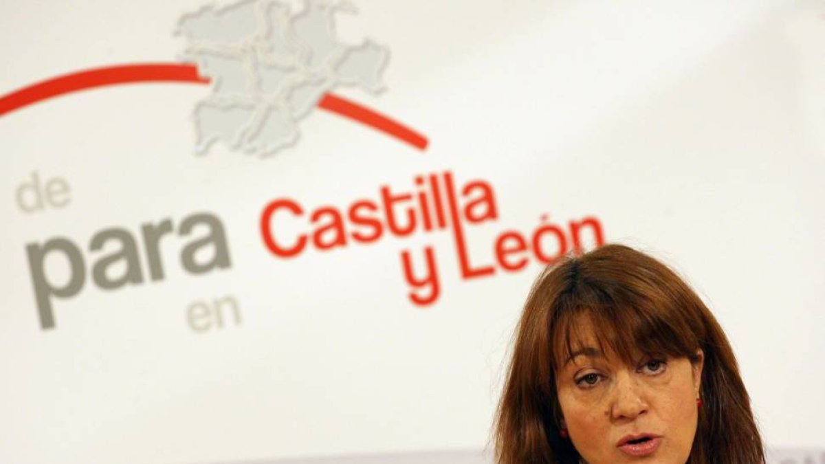 La presidenta del PSOE de Castilla y León, Soraya Rodríguez-Ical