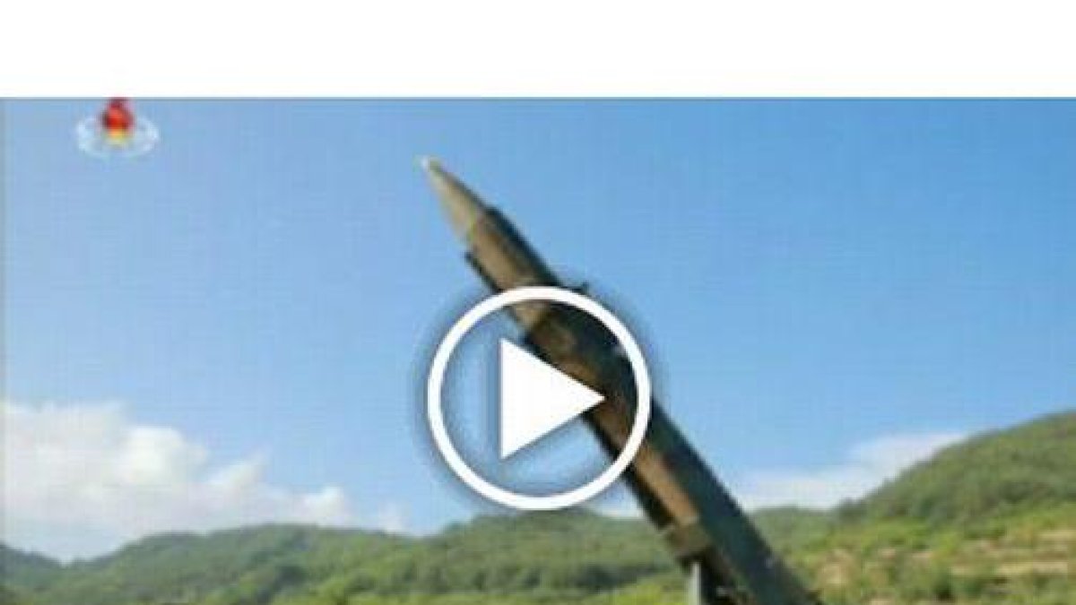 Pruebas de misiles en Corea del Sur.-EFE / VIDEO