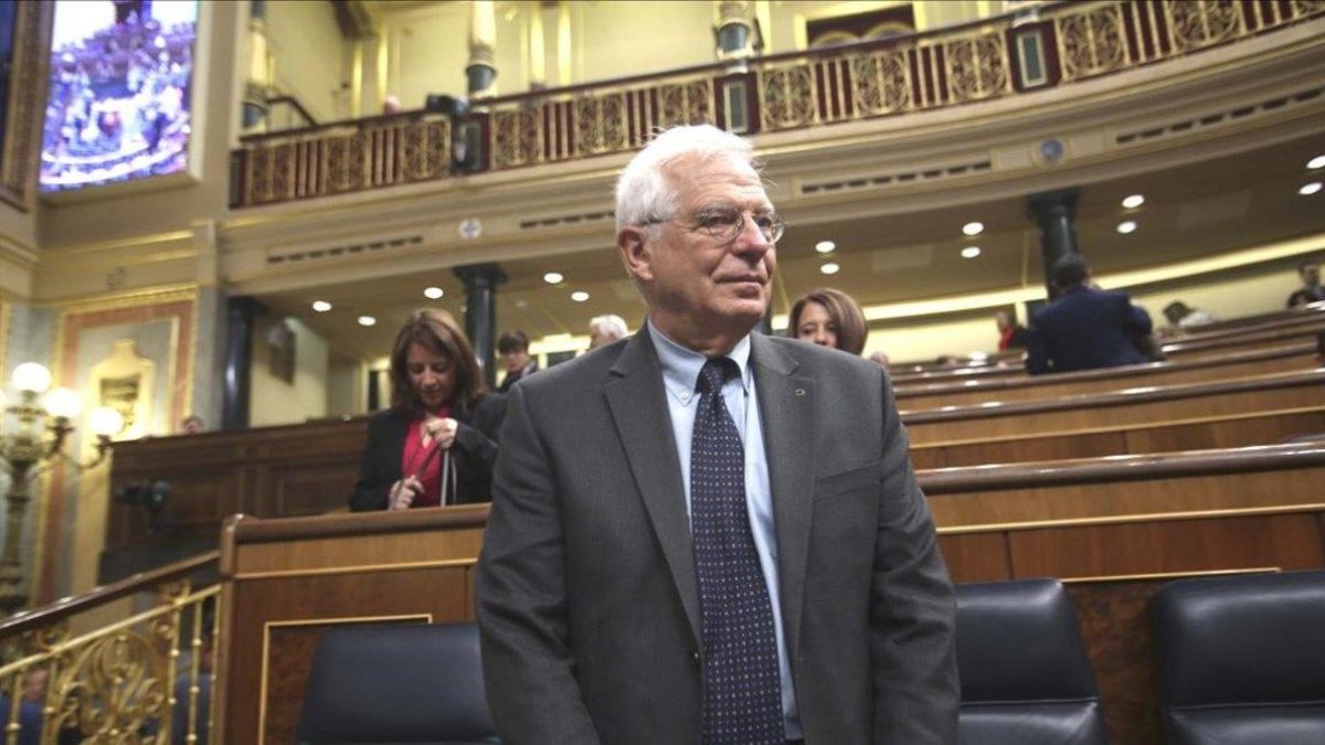 Borrell, en el Congreso-DAVID CASTRO