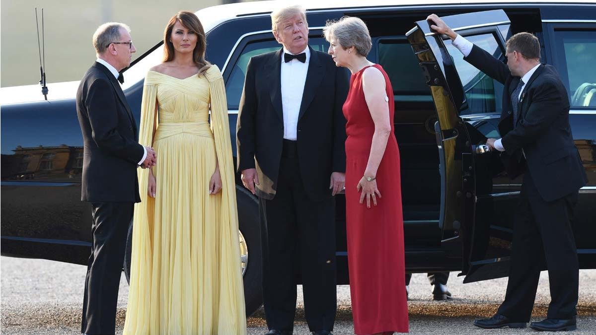 Primer viaje oficial de Trump al Reino Unido.-AFP