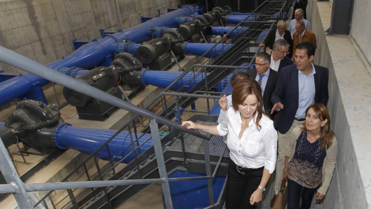 La consejera de Agricultura y Ganadería, Silvia Clemente, visita las obras realizadas en la modernización del regadío de la zona regable del Canal Toro-Zamora-Ical