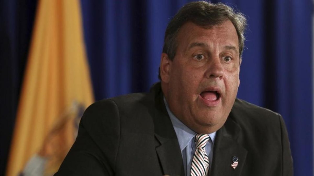 El gobernador de Nueva Jersey Chris Christie, en Trenton el pasado lunes 3 de julio.-Mel Evans
