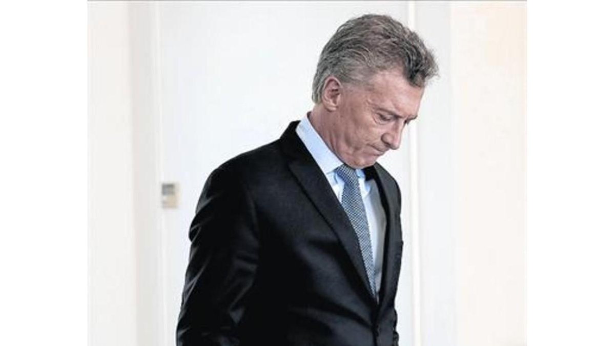 El presidente Mauricio Macri.-/ AFP / NATACHA PISARENKO