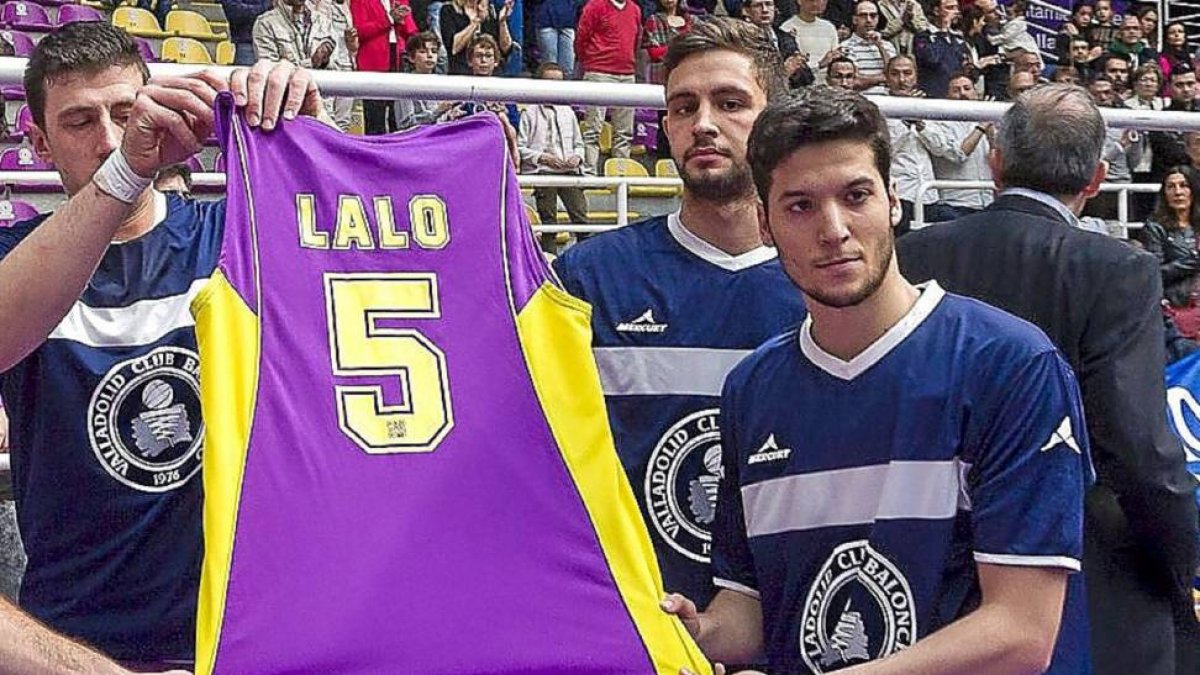 Jónatan Arranz, con la camiseta del CB Valladolid.-J. M. Lostau