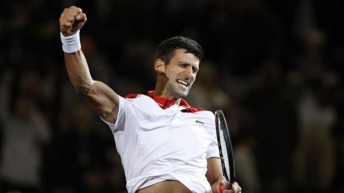 Djokovic celebra la victoria ante Coric.-ALY SONG (REUTERS)