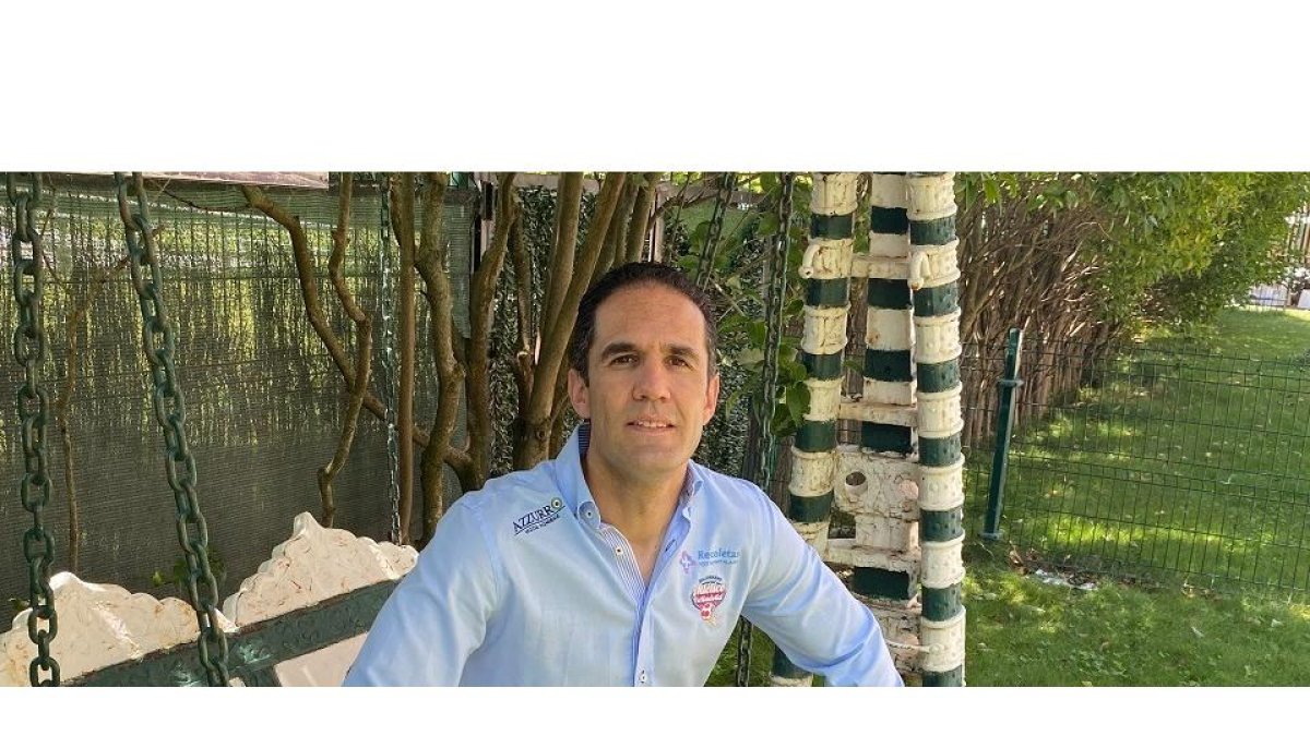 Mario Arranz, durante la entrevista. G. VELASCO