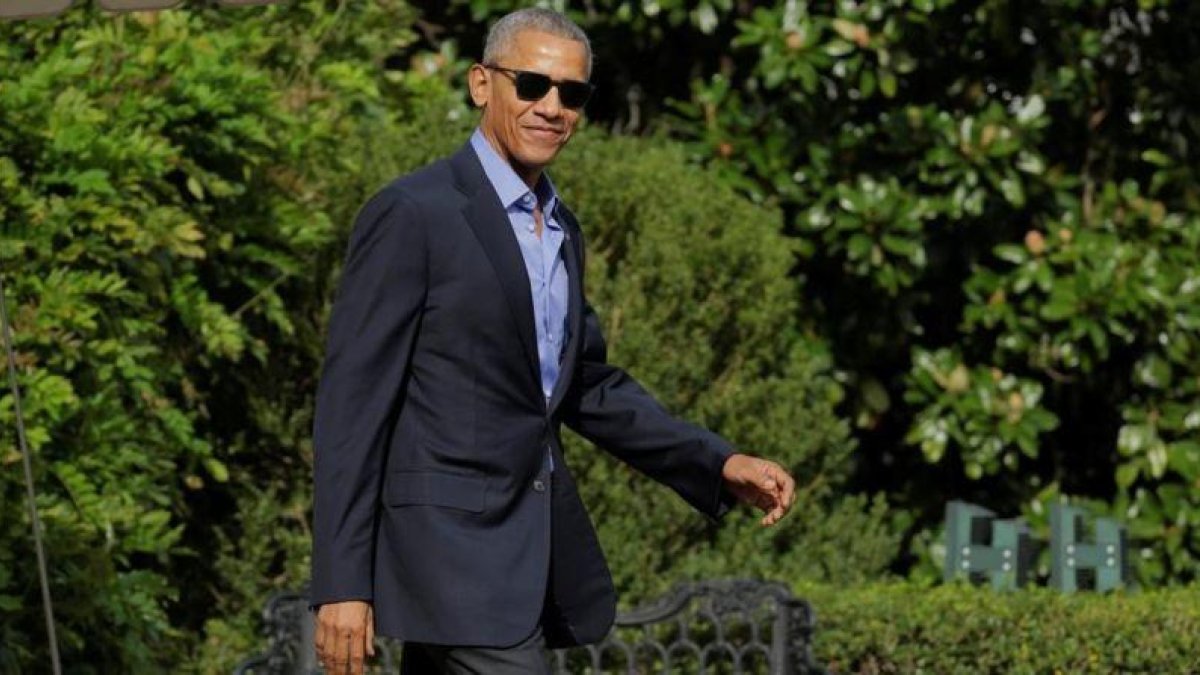 Barack Obama, en Washington antes de partir a Nueva York.-REUTERS / JOSHUA ROBERTS