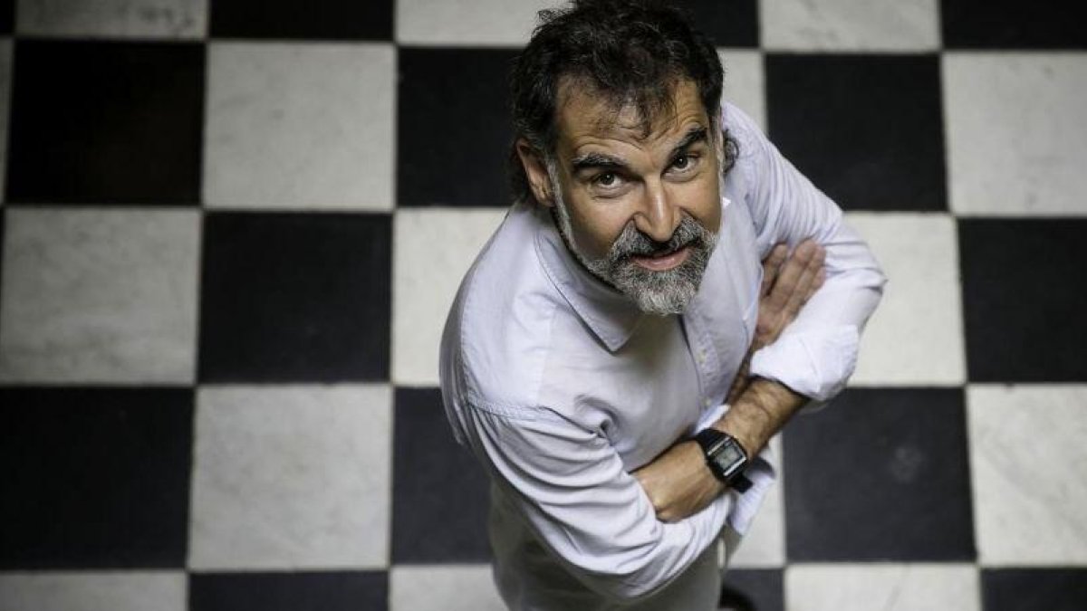 El presidente de Òmnium Cultural, Jordi Cuixart.-JOAN CORTADELLAS