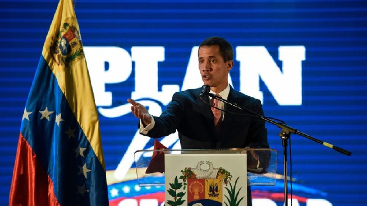 El auto proclamado presidente de Venezuela, Juan Guaidó.-AFP