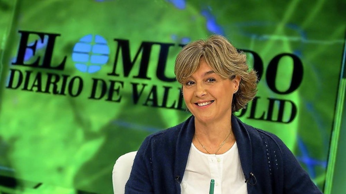 Isabel García Tejerina durante ‘La Quinta Esquina’, programa emitido en La 8 Valladolid.-PHOTOGENIC