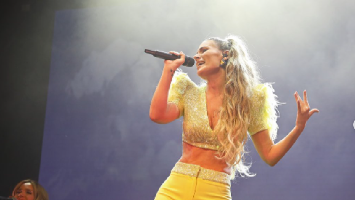Edurne en concierto.- E. M.