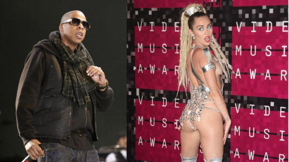 Jay-Z y Miley Cyrus cantarán en los 50 años de Woodstock.-AP