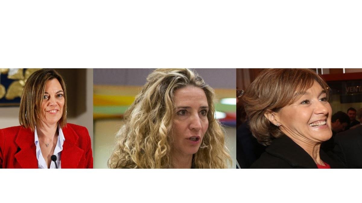 Milagros Marcos, Alicia García e Isabel Gr-E. M.