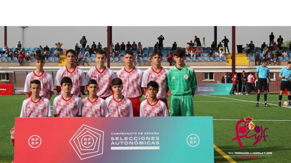 Selección sub14 de Castilla y León en la fase anterior. / FCYLF