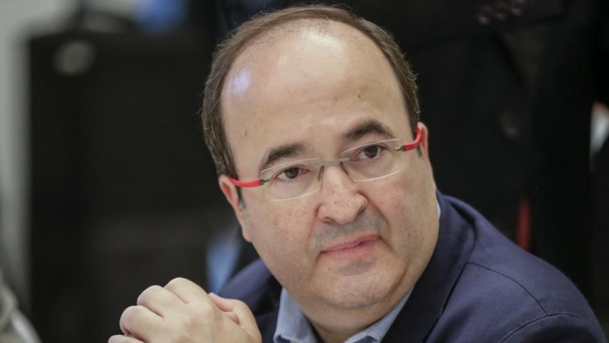 Miquel Iceta, el pasado día 7.-EFE / EMILIO NARANJO
