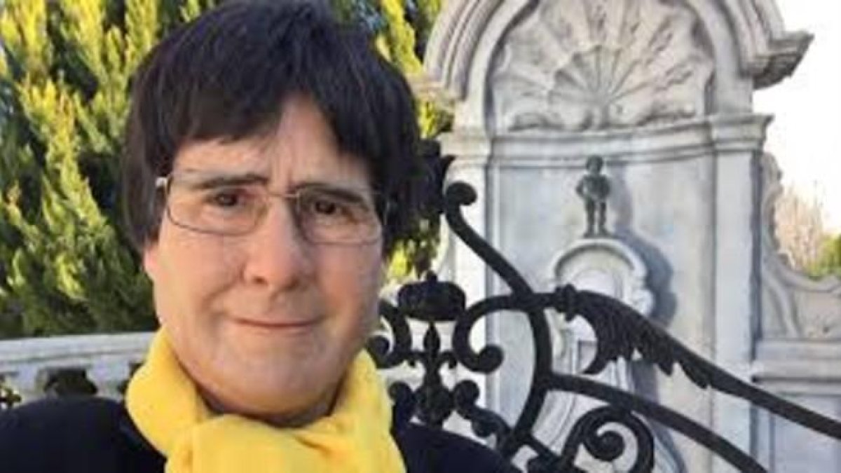 Joaquín Reyes caracterizado como Carles Puigdemont-LASEXTA