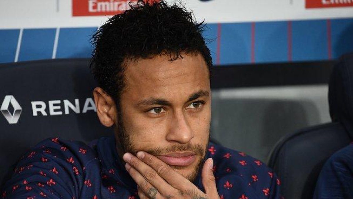 Neymar, en una imagen de abril.-AFP