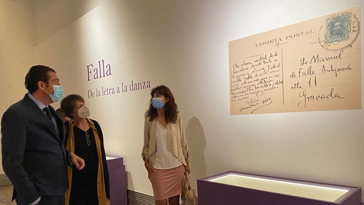 Carrascosa, García Paredes y Redondo, en la sala de La Pasión.  E.M.