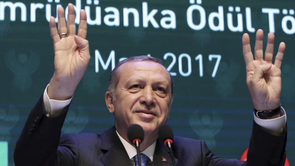 El presidente de Turquía, Recep Tayyip Erdogan.-YASIN BULBUL