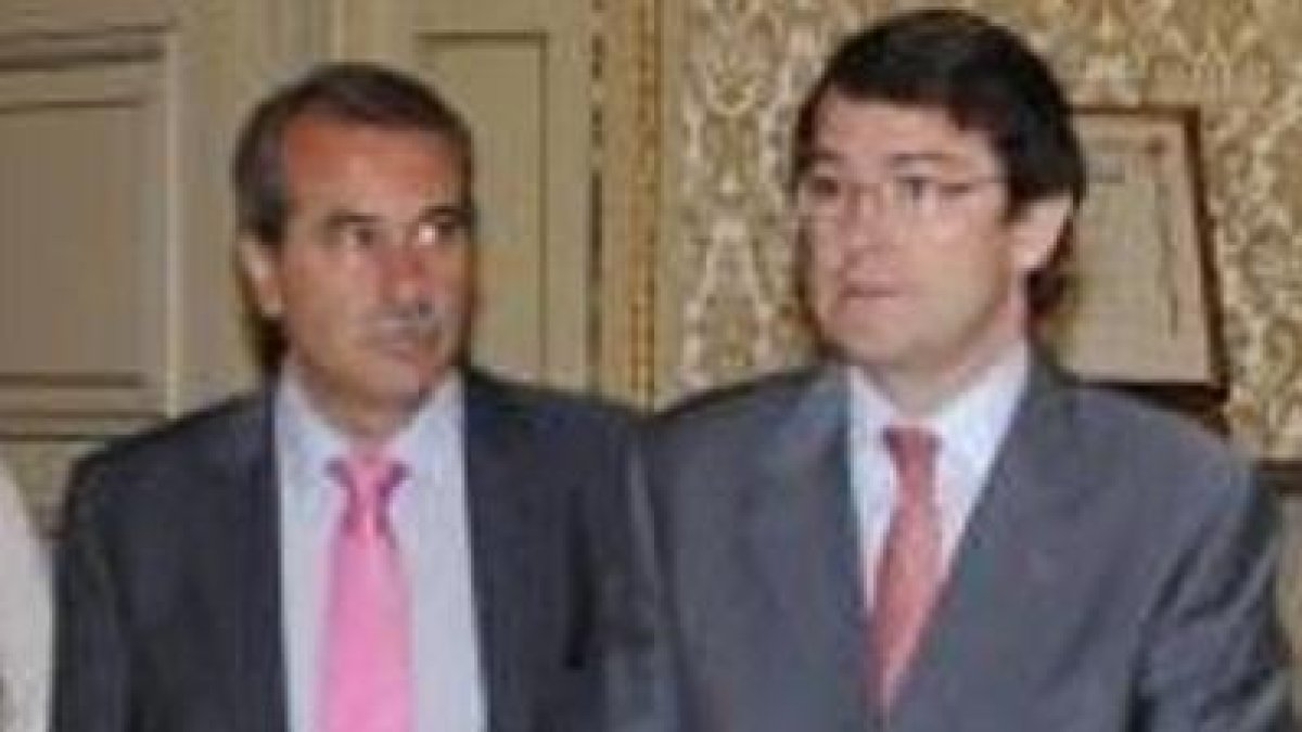 Agustín Sánchez de Vera y Alfonso Fenández Mañueco, en una imagen de archivo.-LA GACETA DE SALAMANCA