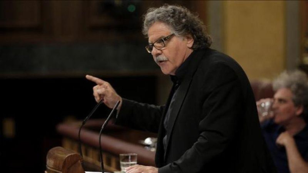 Joan Tardà en el Congreso de los Diputados.-JOSE LUIS ROCA